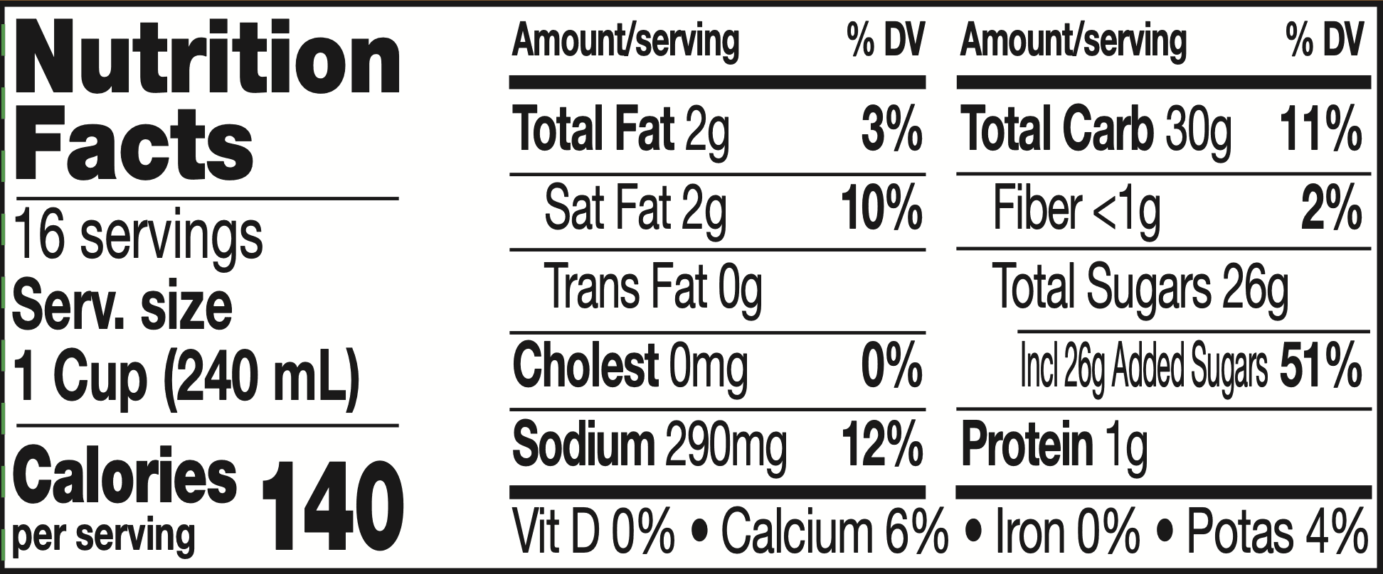 Nutrition Facts