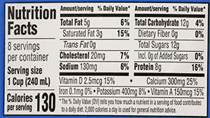 Nutrition Facts