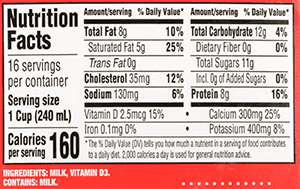 Nutrition Facts