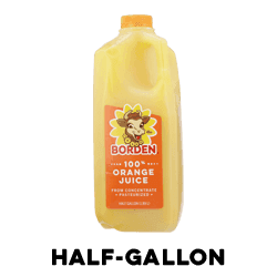 100% Orange Juice - Gallon