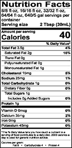 Nutrition Facts