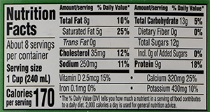 Nutrition Facts